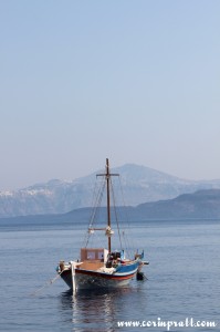 Boat, Thirassia, Santorini