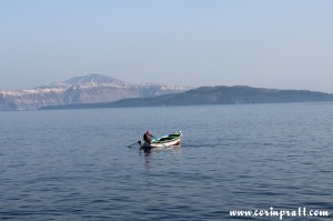 Boat, Thirassia, Santorini