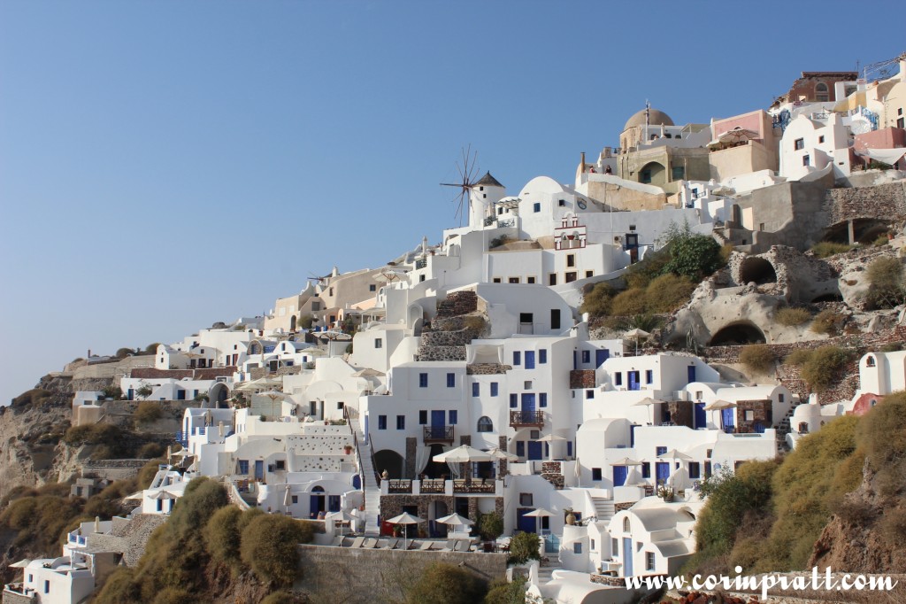 Oia, Windmill, Santorini