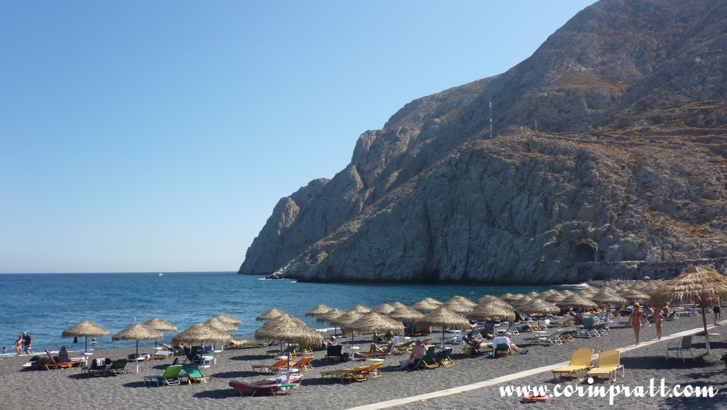 Kamari Beach, Santorini