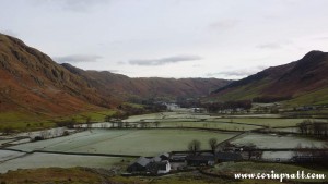 Great Langdale Valley, Lake District, mountains