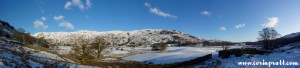 Snowy Mountains, Langdales, Lake District