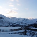 Snowy Mountains, Langdales, Lake District