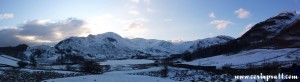 Snowy Mountains, Langdales, Lake District