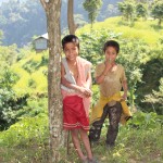 Twin brothers in Sikkim, India