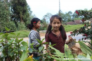 Girls in Ravangla, Sikkim, India