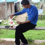 Trek guide at Hongri Monastery, Yuksom/Yuksum, Sikkim, India