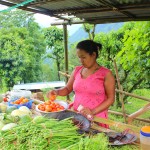 Veg seller, Sikkim, India