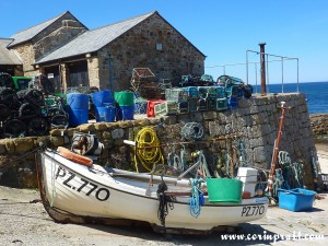 Fishing Boat and Traps, Sennen Cove, Cornwall