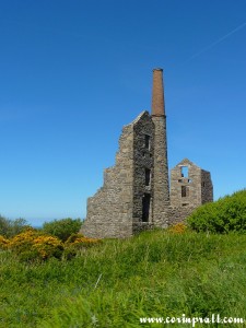 Abandoned Chimney, near St Ives, Cornwall