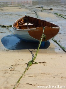 Boat in St Ives Harbour, Cornwall