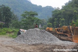 Construction worker, Sikkim, India