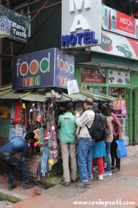 Busy stall, MG Marg, Gangtok, Sikkim