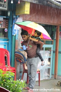 Umbrella for two, Yuksom, Sikkim, India