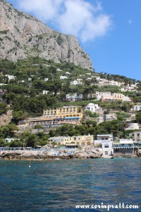Cliffs, Buildings, Capri, Italy