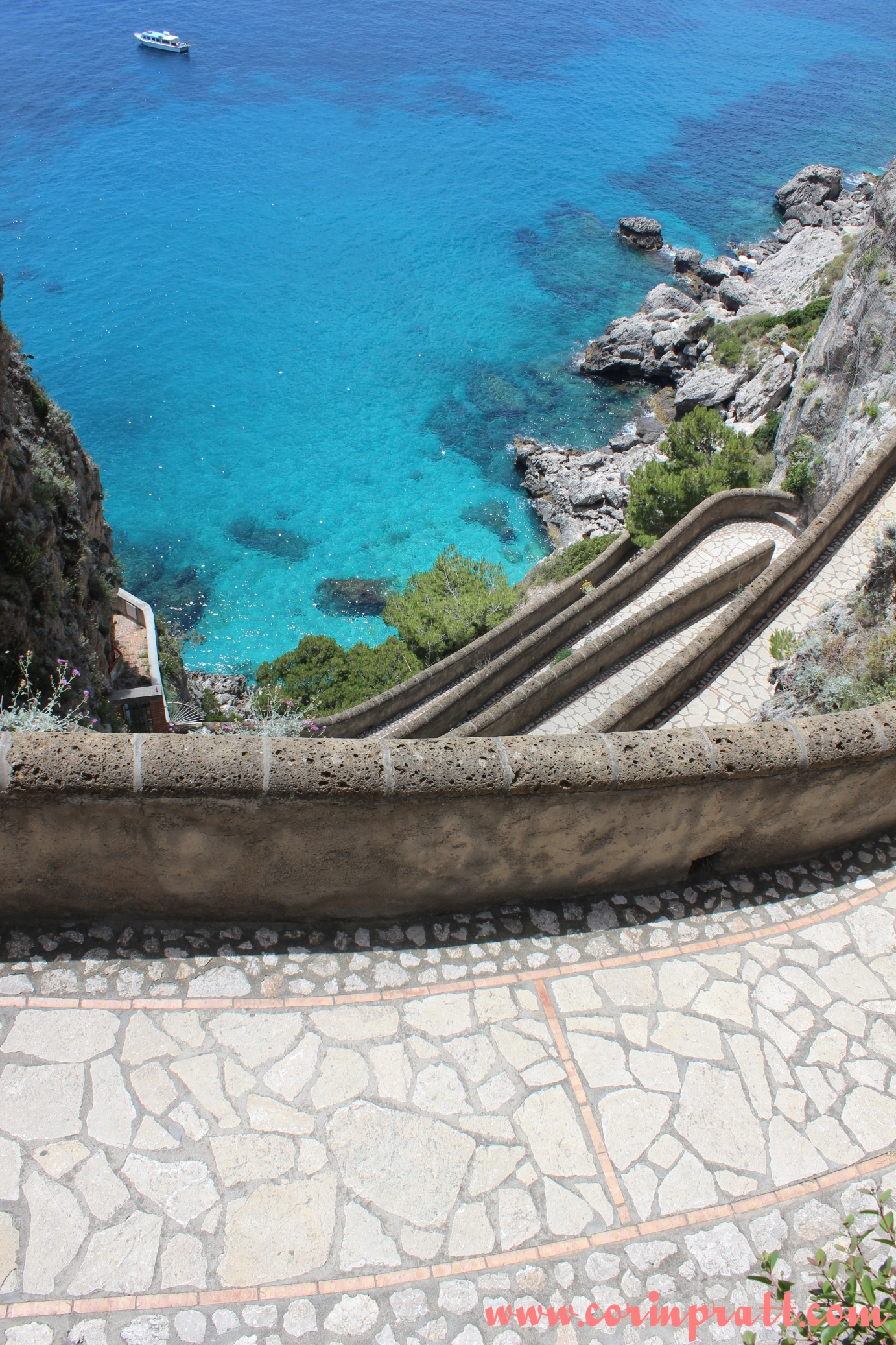 Winding Path, Coast, Capri, Italy