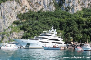 Yacht, Superyacht, Diamonds Are Forever, Capri Harbour, Italy